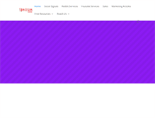 Tablet Screenshot of corporacionspectrum.com
